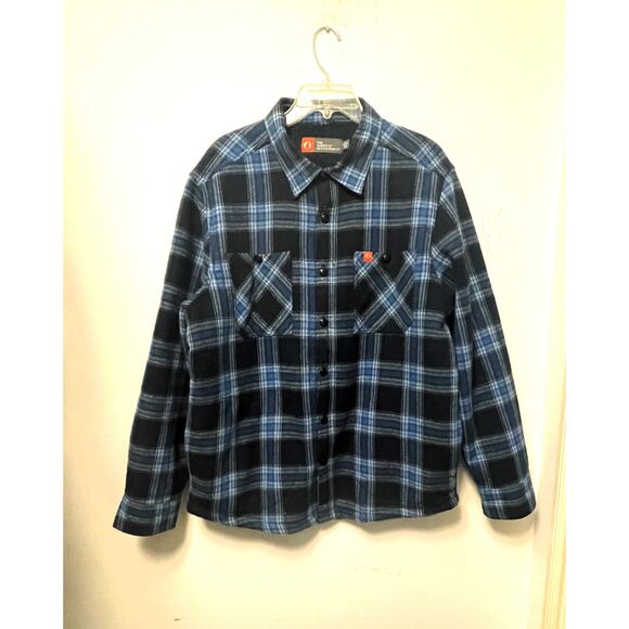 The American Outdoorsman Other - The American Outdoorsman Men's Bonded Flannel Fleece Shirt Jacket